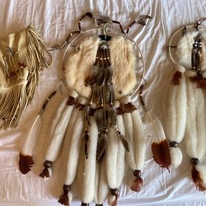 Set of Native American / Indigenous crafts  - 1 bag/1 mandala LG/1 mandala MED